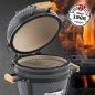LANDMANN KAMADO GRILL FASZENES 40CM 16″ SZÜRKE