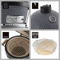 LANDMANN KAMADO GRILL FASZENES 40CM 16″ SZÜRKE