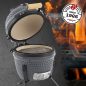 LANDMANN KAMADO GRILL FASZENES 32CM 12,6″ SZÜRKE