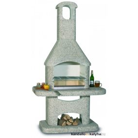 ATLAS kerti kőgrill - barna színben