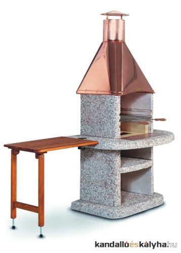Comfort fából készült asztal - barna - egyenes - 70x45cm