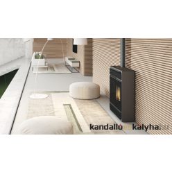   Edilkamin pellet kályha / bild air tight c / 9kw / acél- és kerámia frontál kerámia díszítéssel / 4 színben