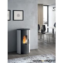   Edilkamin pellet kályha / disk e / 6,7kw / acél / 3 színben