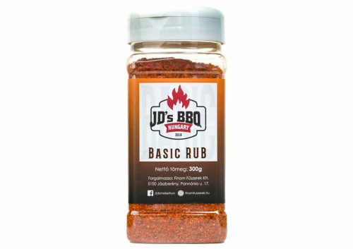 JD's BBQ Basic Rub szóródobozban 300 g