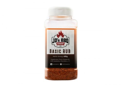 JD's BBQ Basic Rub szóródobozban 600 g