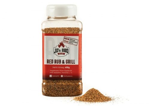 JD's BBQ Red Rub és grill szóródobozban 600 g
