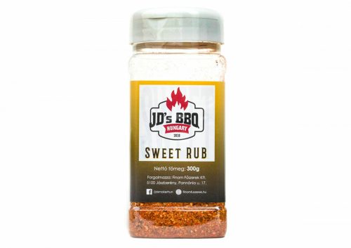 JD's BBQ Sweet Rub szóródobozban 300 g