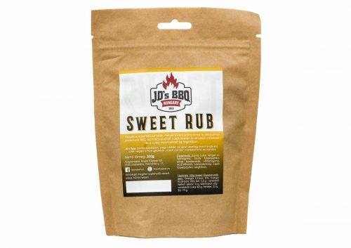 JD's BBQ Sweet Rub visszazárható tasakban 300 g