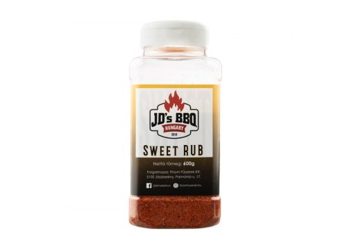 JD's BBQ Sweet Rub szóródobozban 600 g