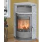 Fireplace lyon zsírkő / szürke kályhatest / 8 kw / 150-es füstcső csatlakozással