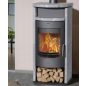Fireplace BARCELONA zsírkő / szürke kályhatest / 8 kw / 150-es füstcső csatlakozással