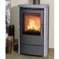 Fireplace MELTEMI zsírkő / szürke kályhatest / 8 kw / 150-es füstcső csatlakozással
