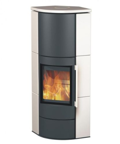 Fireplace ADELAIDE kerámia sarokmodell / 6 kw / 150-es füstcső csatlakozással