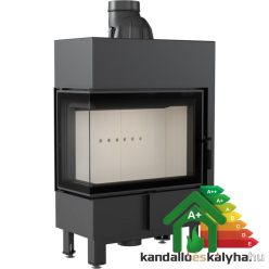   Kandallóbetét / kratki lucy 12 slim bal oldalüveges / 8 kw / 160-as füstcső csatlakozással 