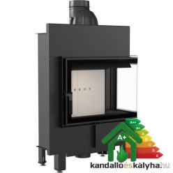   Kandallóbetét / kratki lucy 12 slim jobb oldalüveges / 8 kw / 160-as füstcső csatlakozással 