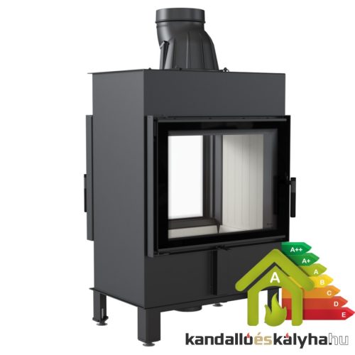 Kandallóbetét / kratki lucy 12 szemközti üveges / 12 kw / 200-as füstcső csatlakozással 