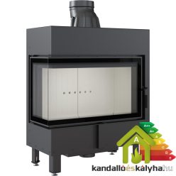   Kandallóbetét / kratki lucy 14 bal oldalüveges / 14 kw / 200-as füstcső csatlakozással 