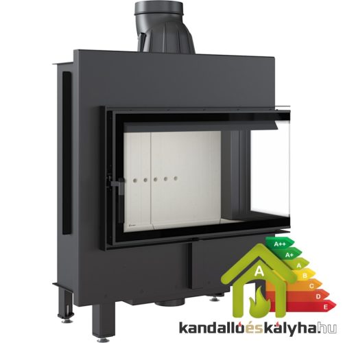 Kandallóbetét / kratki lucy 14 jobb oldalüveges / 14 kw / 200-as füstcső csatlakozással 