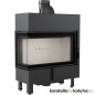 Kandallóbetét / kratki lucy 14 slim bal oldalüveges / 10 kw / 160-as füstcső csatlakozással