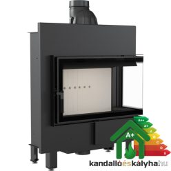   Kandallóbetét / kratki lucy 14 slim jobb oldalüveges / 10 kw / 160-as füstcső csatlakozással 