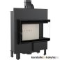Kandallóbetét / kratki lucy 14 slim jobb oldalüveges / 10 kw / 160-as füstcső csatlakozással