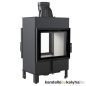 Kandallóbetét / kratki lucy 14 szemközti üveges / 14 kw / 200-as füstcső csatlakozással
