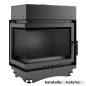 Vízteres fatüzelésű kandalló / kratki maja 12 bl/bs bal egybenyíló / 12 kw / 180-as füstcső csatlakozással