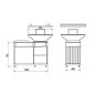 Kratki QUADRUM H GRILL