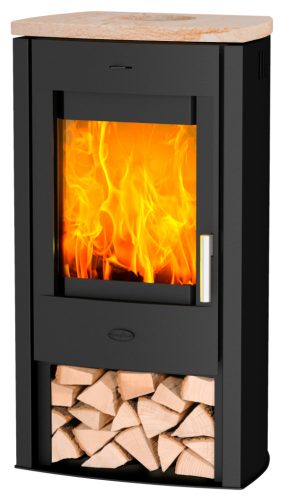 Fireplace  TUVALU kályha - homokkő tetővel 