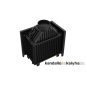 Kandallóbetét / kratki simple bal oldalüveges / 11 kw / 200-as füstcső csatlakozással