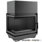 Vízteres fatüzelésű kandalló / kratki zuzia 15 bs bal oldalüveges / 15 kw / 200-as füstcső csatlakozással