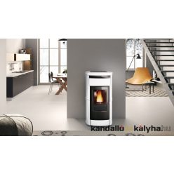   Edilkamin vízteres pellet kályha / kira h 18 kerámia / 18kw / 3 féle színben